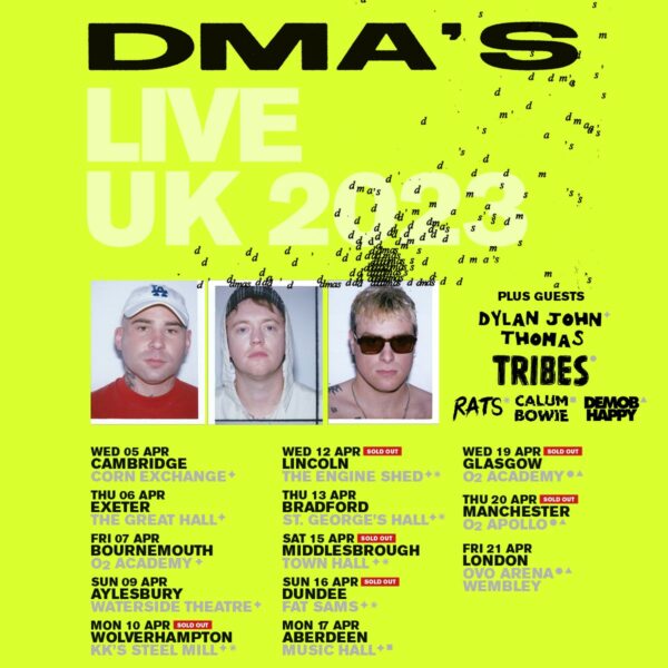 DMA'S UK Tour Poster