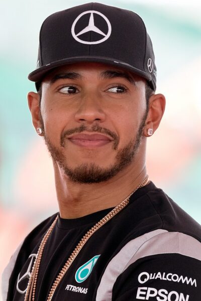 Lewis Hamilton at the Malaysian Grand Prix. He has won a joint-record of seven championships. Wikimedia Commons @ Morio