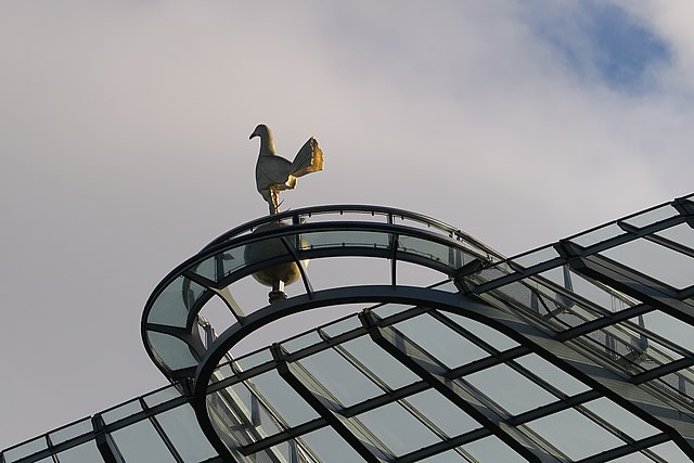 Spurs Cockerel On The Roof At Tottenham Hotspur Stadium 2020