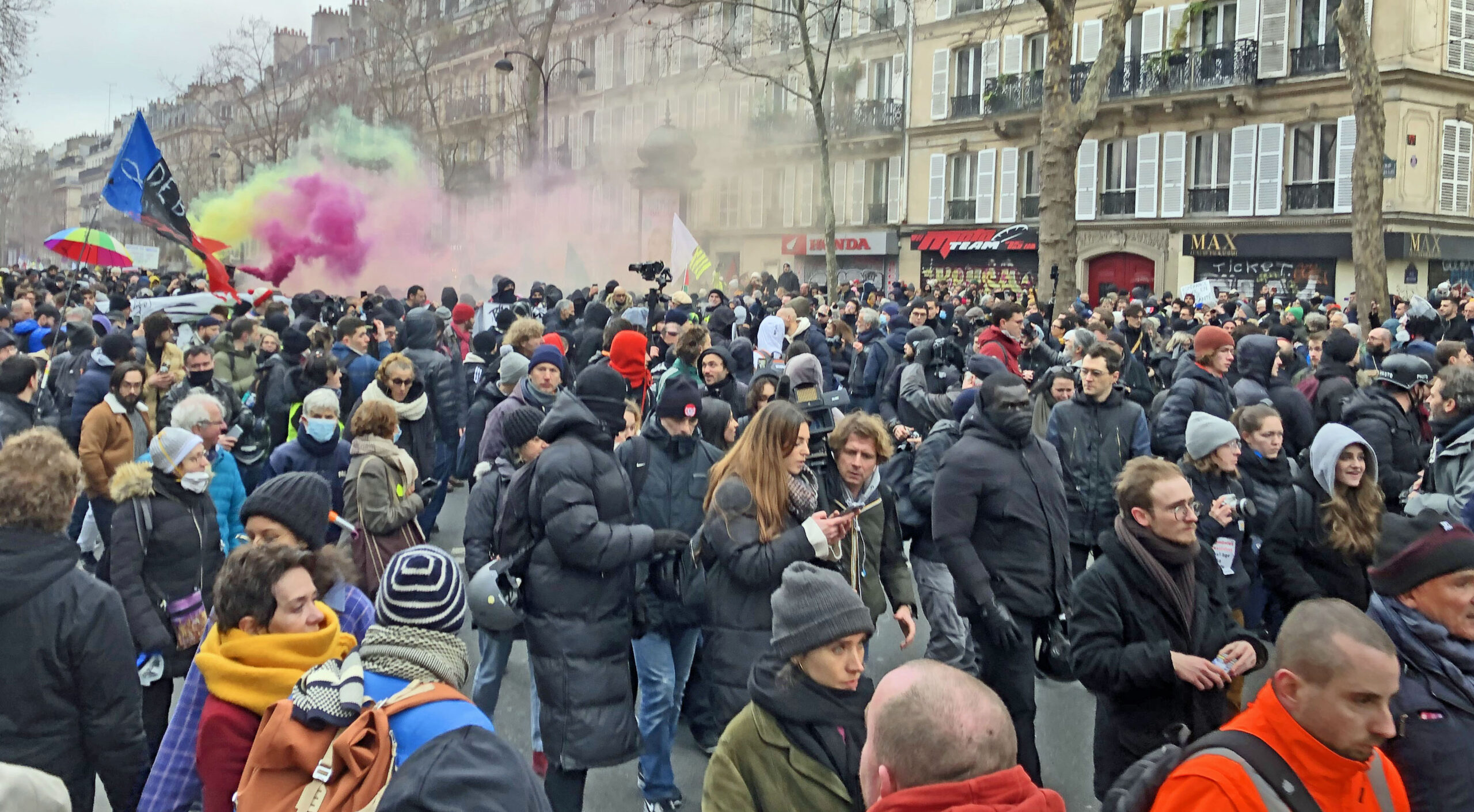French Protestors