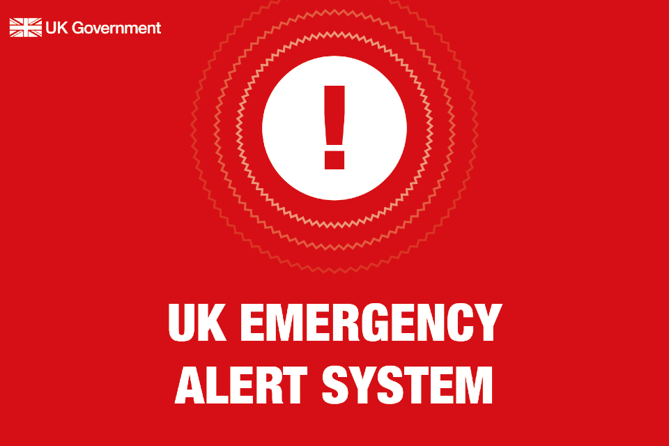 UK Government Emergency Alert System Logo