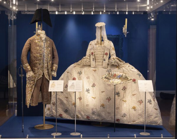 Crown To Couture Exhibition 2023 18th Century Court Suit And Mantua