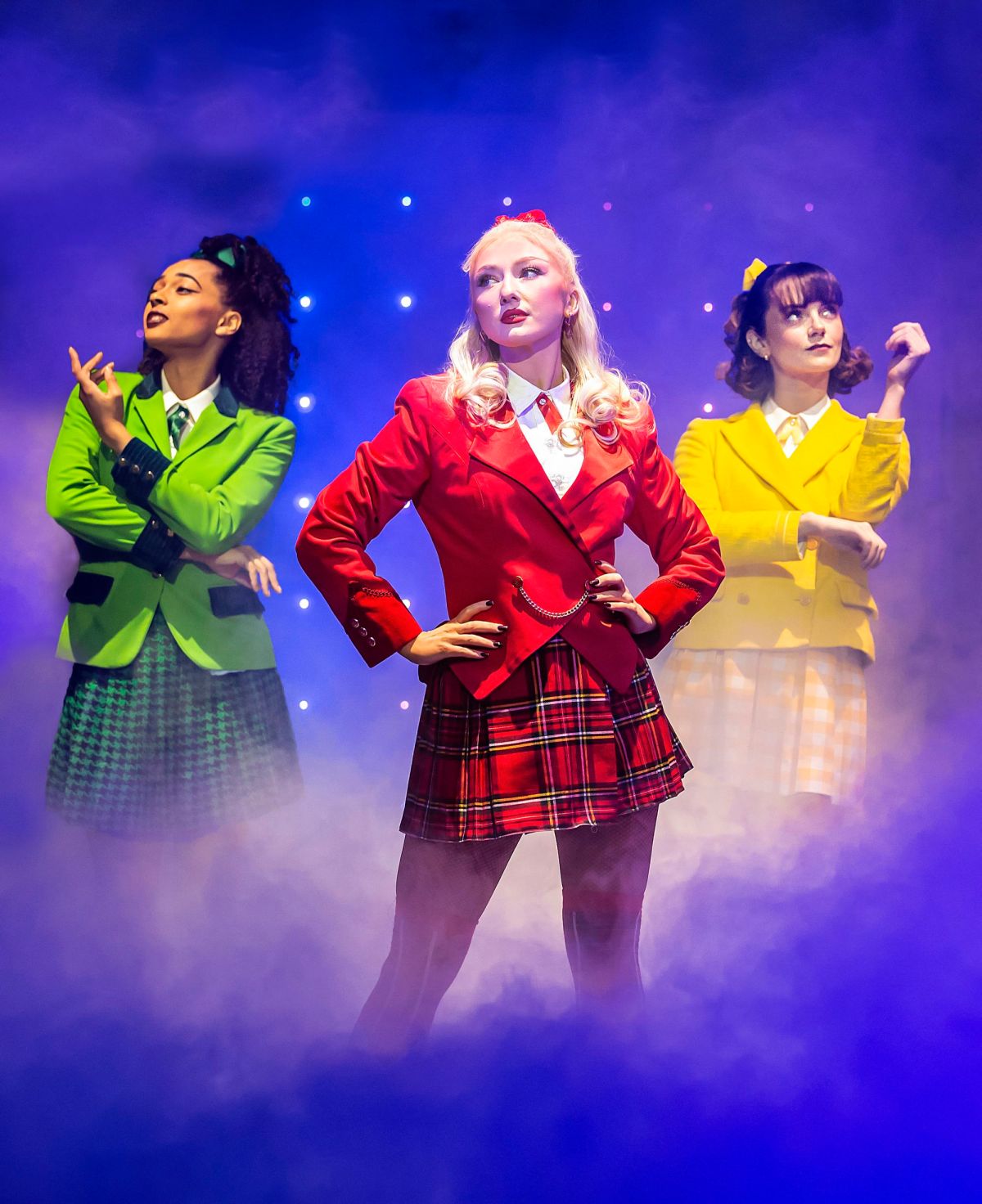 L R Elise Zavou Verity Thompson And Billie Bowman Heathers UK Tour 2023 Photo Credit Pamela Raith