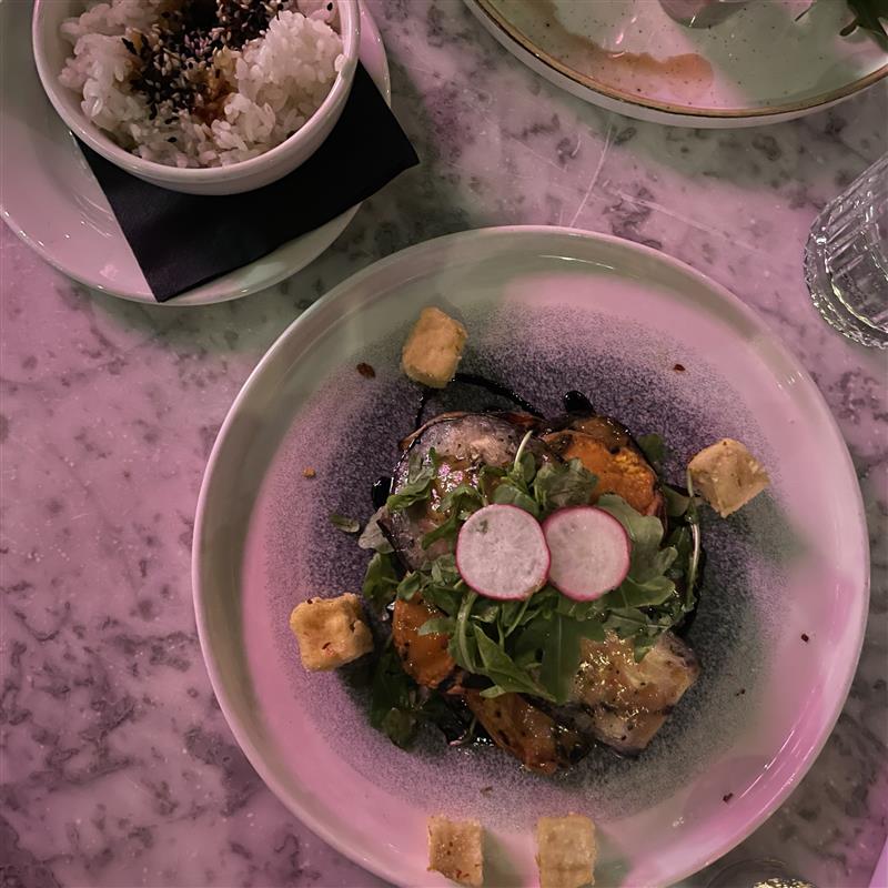Main meal at Menagerie