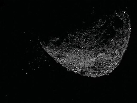 Asteroid Bennu particles