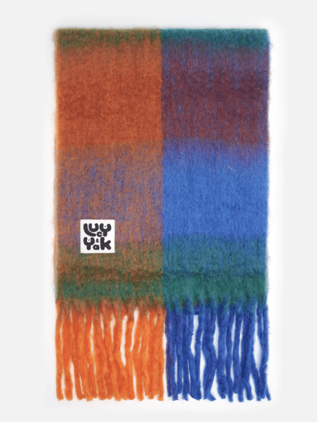 Colorful statement scarf 