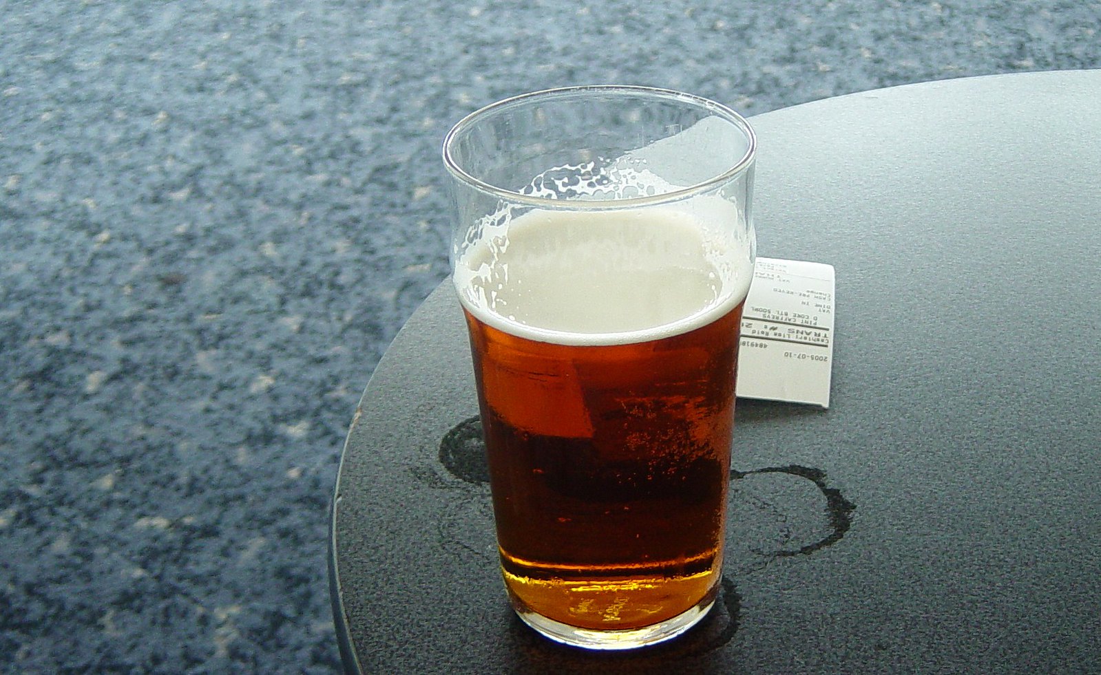 Low-alcohol beer might be necessary.