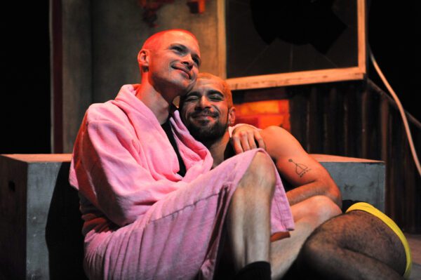 Nathaniel Hall (he/they) and Josh-Susan Enright (they/them)