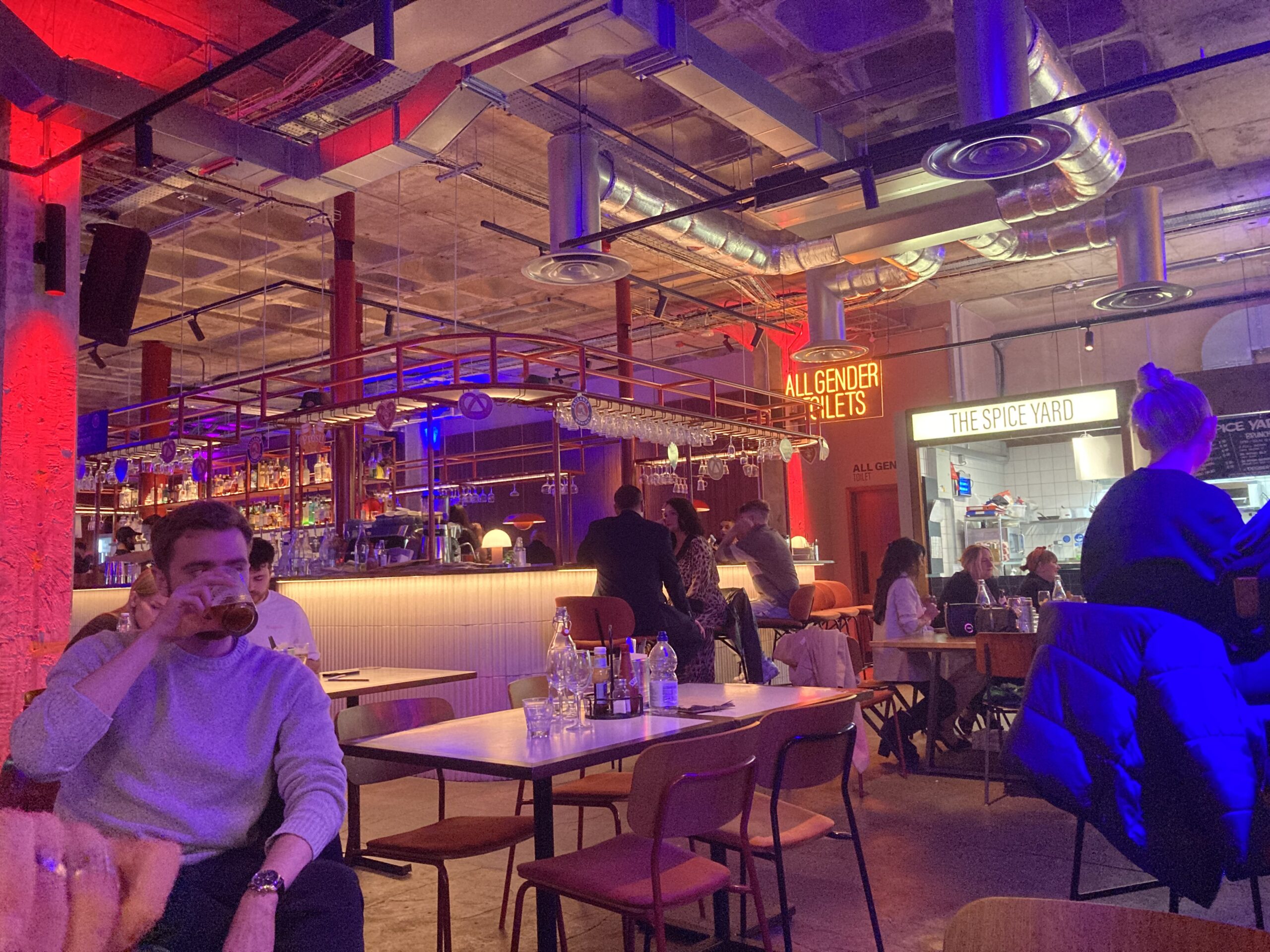 View of the bar at New Century on the night of Kitchen Disco