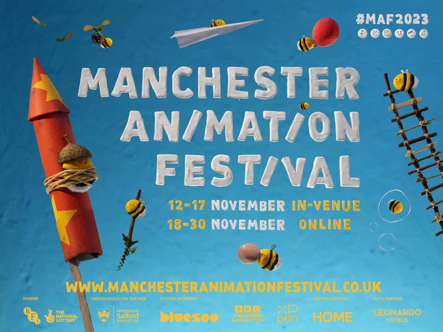 Manchester Animation festival 2023 poster