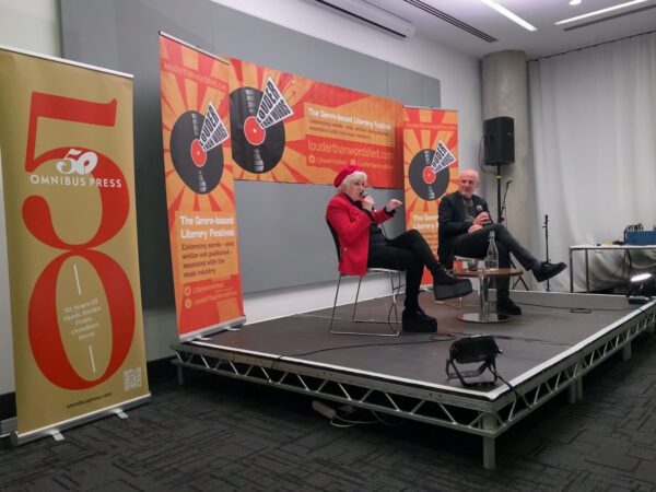 Pauline Murray being interviewed