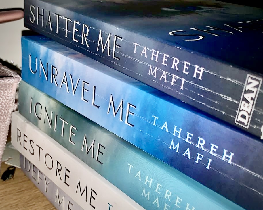 shatter me series- fantasy novels