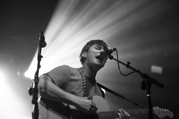 Biran Sella singing for The Front Bottoms