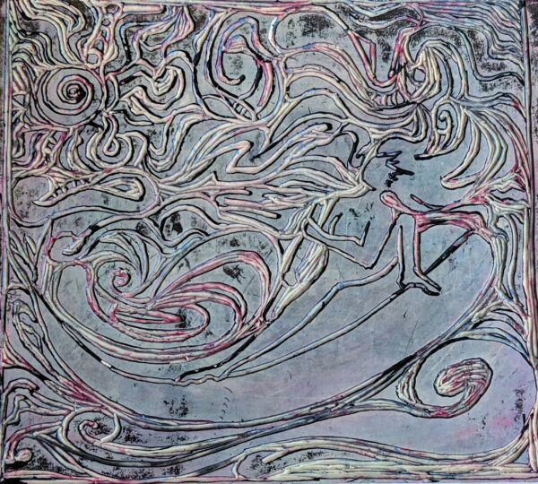 Surf Print Lino