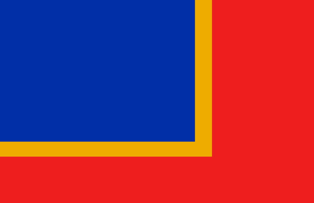 Blue,yellow ,red