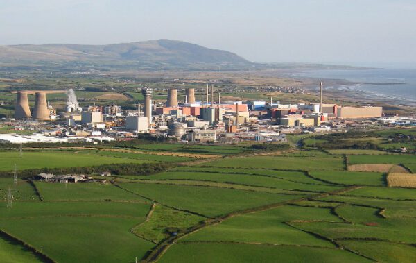 Aerial view of Sellafield site