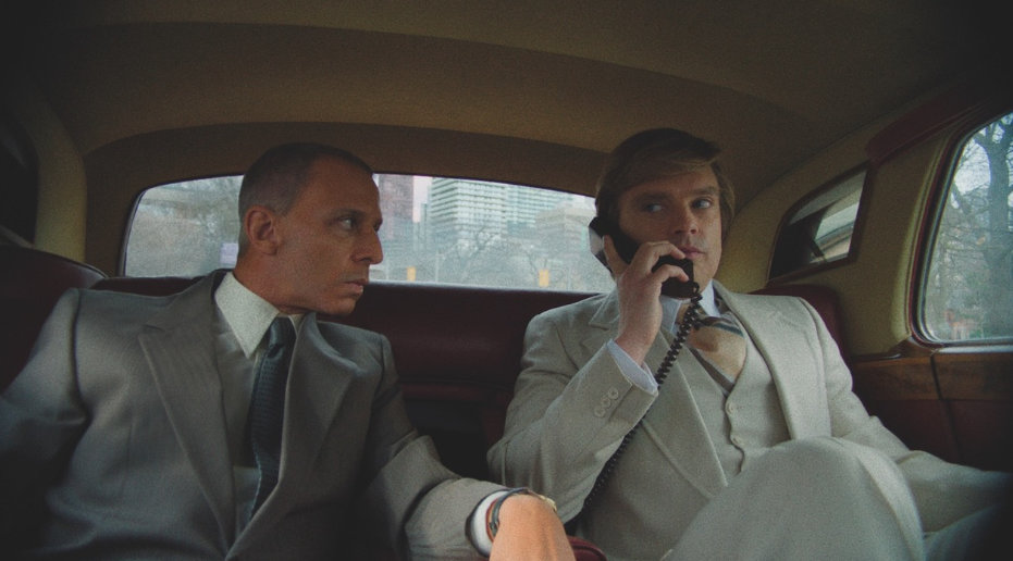 Jeremy Strong and Sebastian Stan in The Apprentice