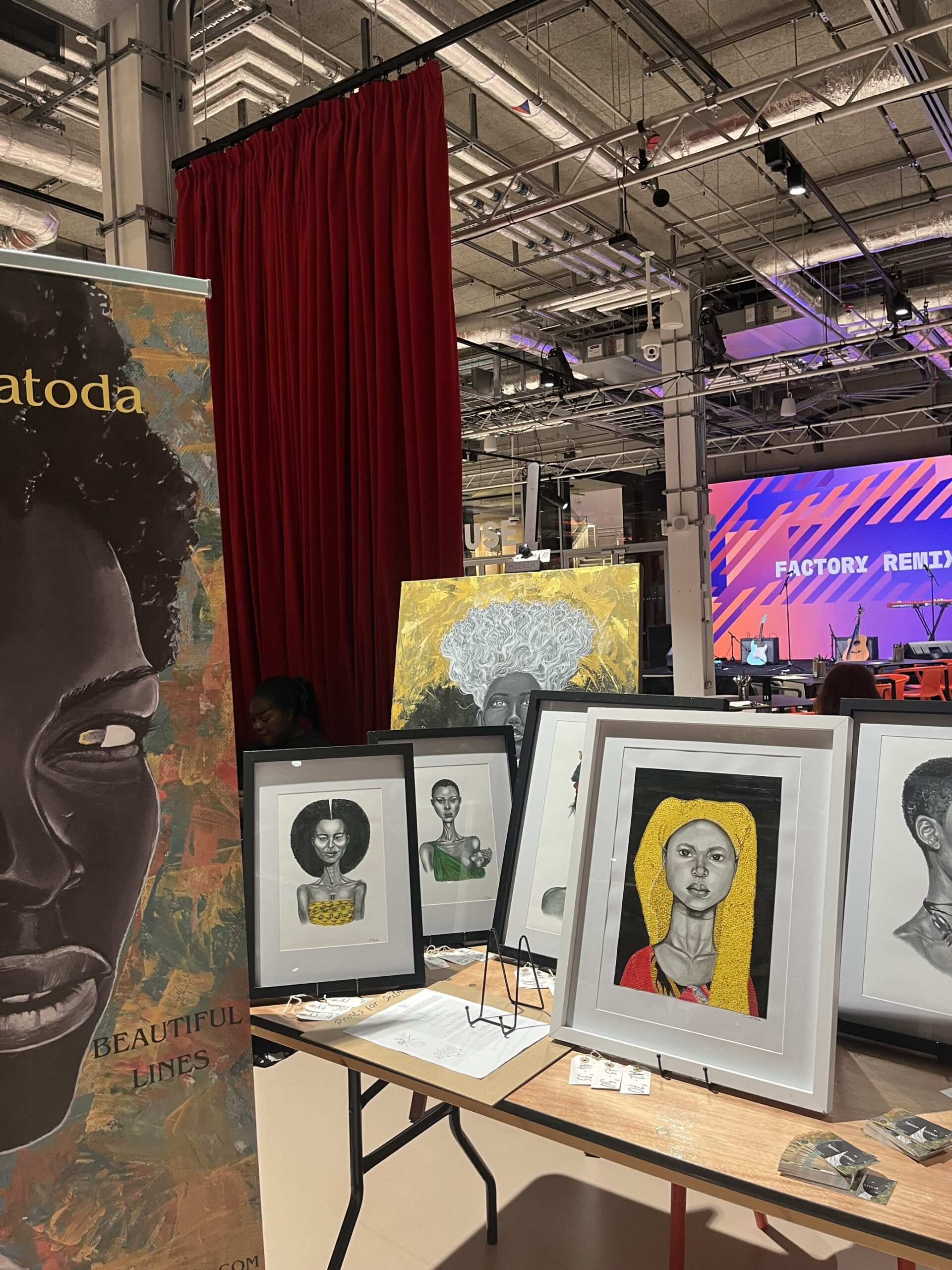 Artwork from the Black Creative Trailblazers Showcase