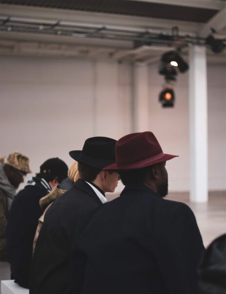 Fashion week runway.