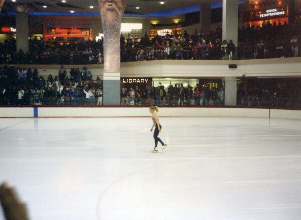 Tonya Harding practises for the 1994 Olympics. C: Andrew Perodi