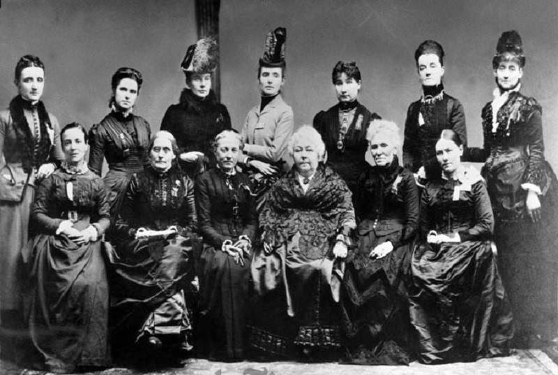 The executive committee of the National Woman’s Suffrage Association