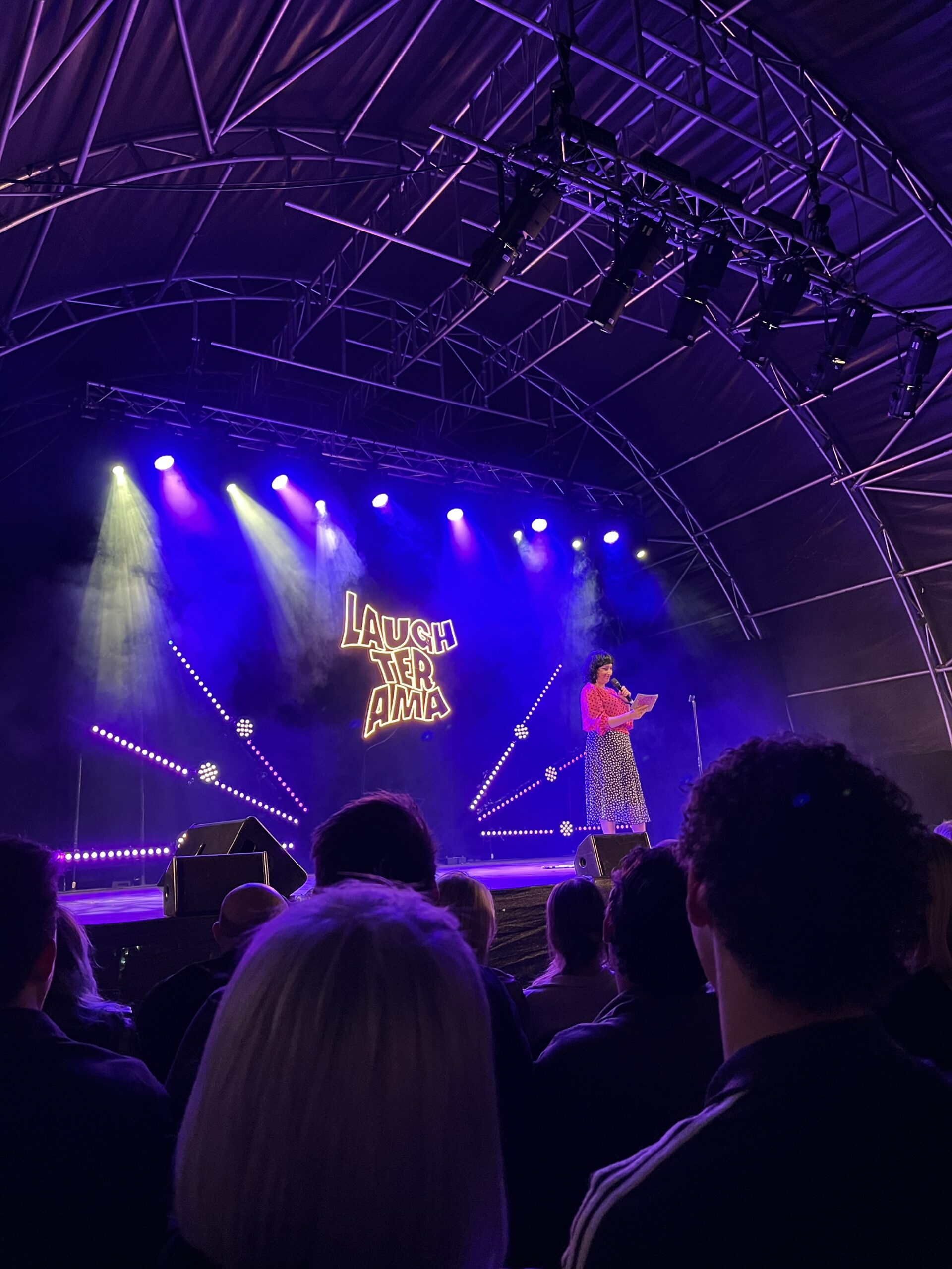 Molly McGuinness performing at Laughterama Festival