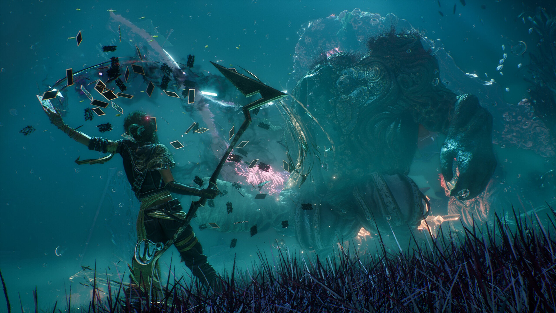 Image of gameplay from Clair Obscur: Expedition 33, published by Sandfall Interactive. This game is a Game Awards frontrunner