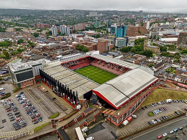 Bramall Lane. Sheffield United Home Stadium.