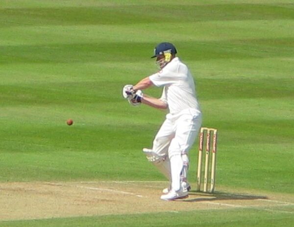 Freddie Flintoff at the 2005 Ashes
