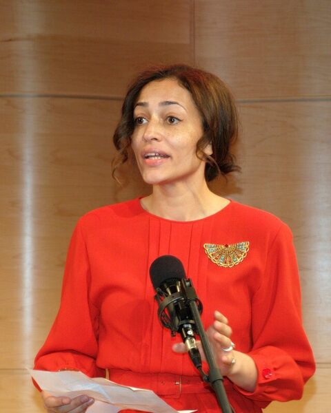 Zadie Smith speaking. Manchester Literature Festival.