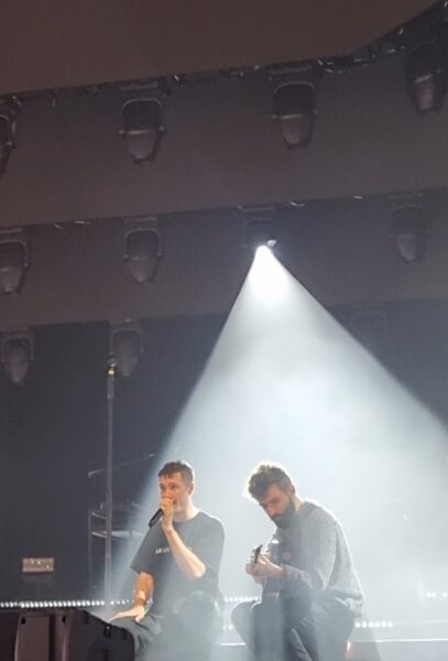 Dan Smith and Charlie Barnes during 'Oblivion.'