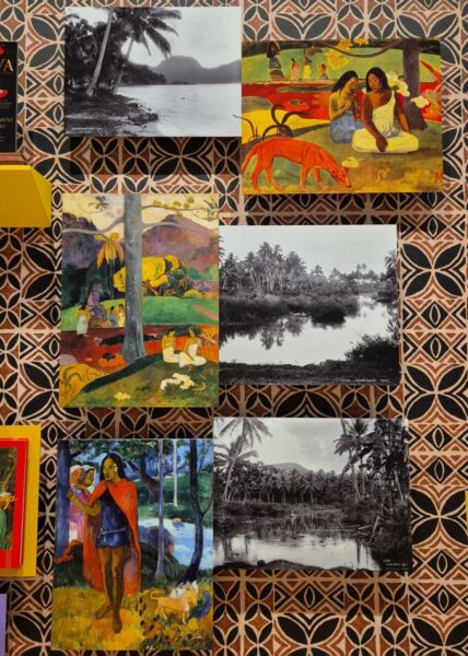 Series of photos depicting two perspectives on Samoan culture