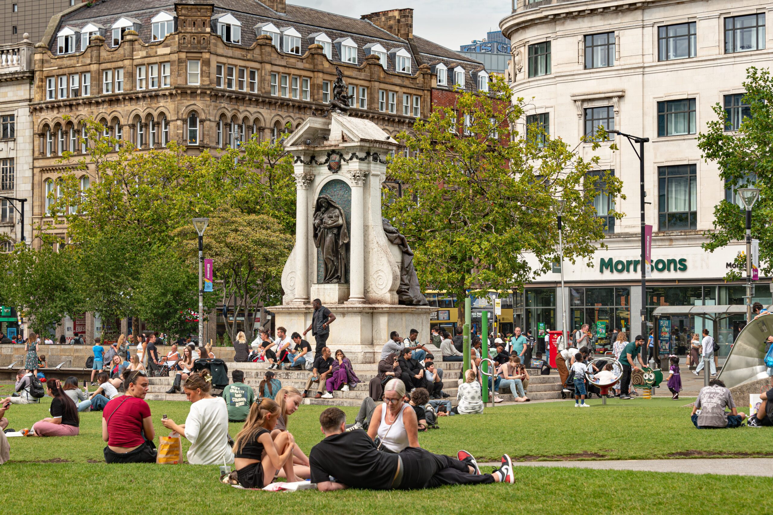Manchester The Piccadilly Gardens