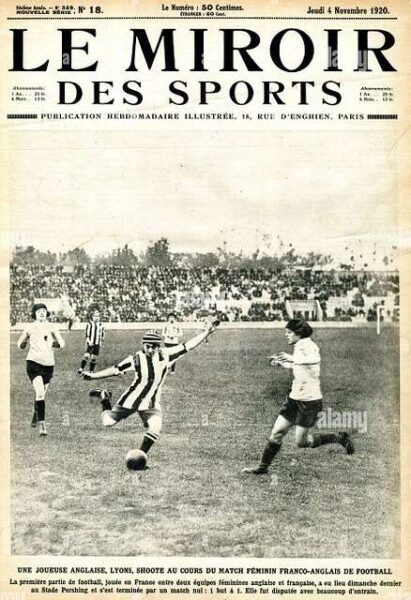 Magazine Cover Womens International Football Match France V England November D0fc99