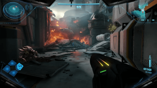 Image of an area in Metroid Prime 4
