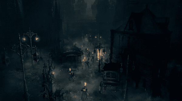 Concept art from the game Bloodborne, developed by FromSoftware