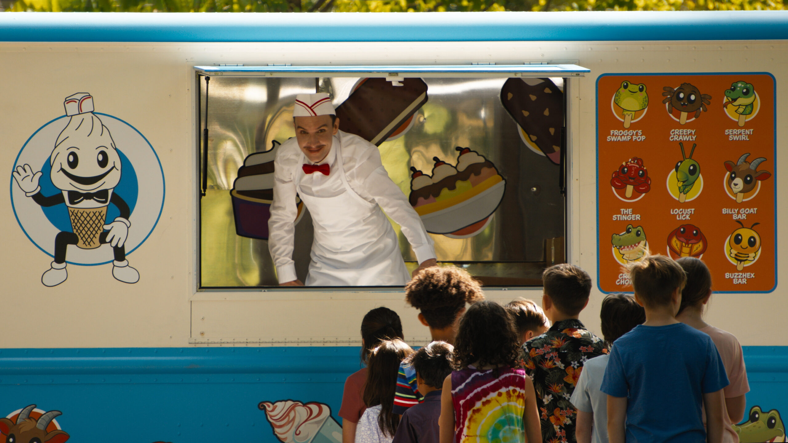 Initial still from Eli Roth's newest dairy-infused slasher Ice Cream Man